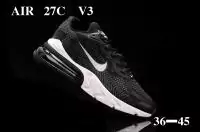 nike air max 270 multicolor homme femmes v3 black white